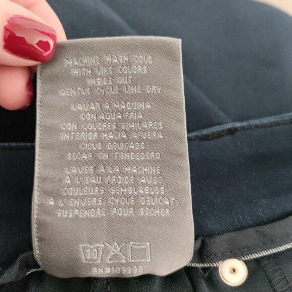 Melissa McCartney Seven7 Flare Jeans Women's Size 16 Dark Blue - Picture 6 of 14